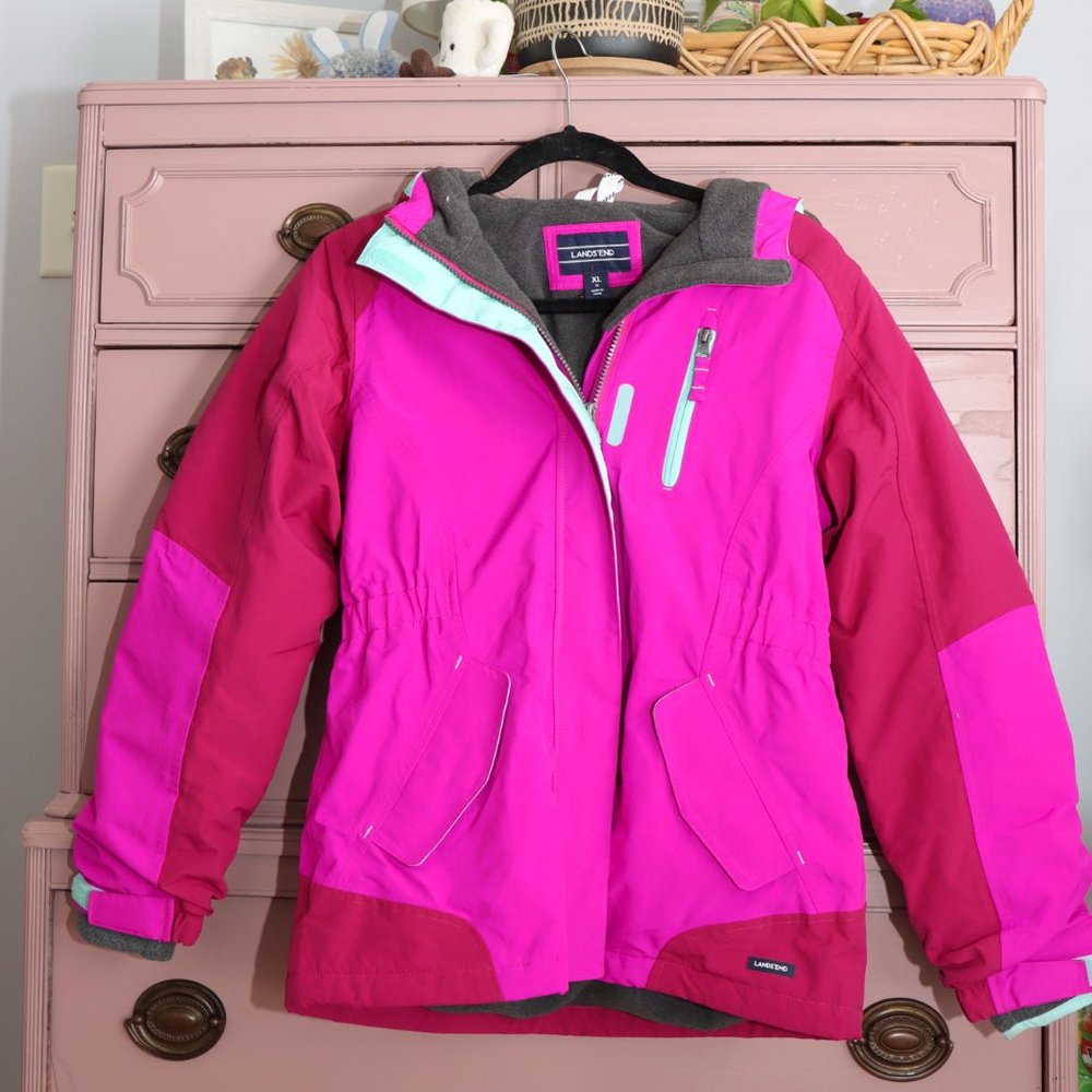 Gorgeous jewel-toned, Lands End jacket